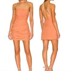 NWT Amanda Uprichard melon DRESS XS
